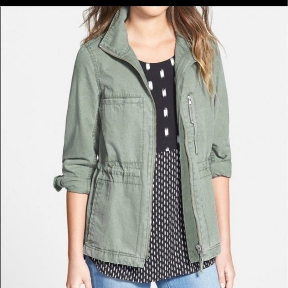 Madewell Women's Full Zip Fleet‎ Utility Jacket Size Small